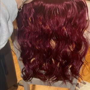 Luxurious Burgundy Hair Extensions